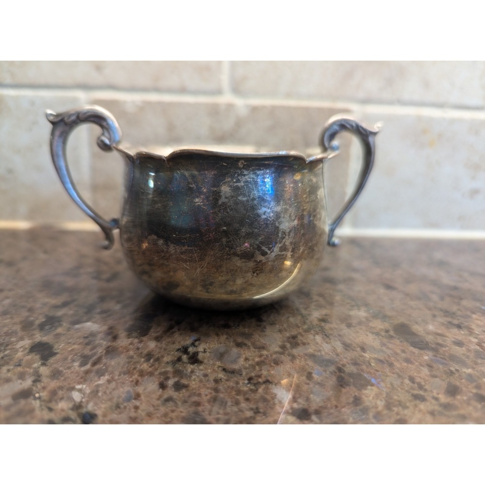 Coronet‎ Silver Plate EP Copper Sugar Bowl Canada